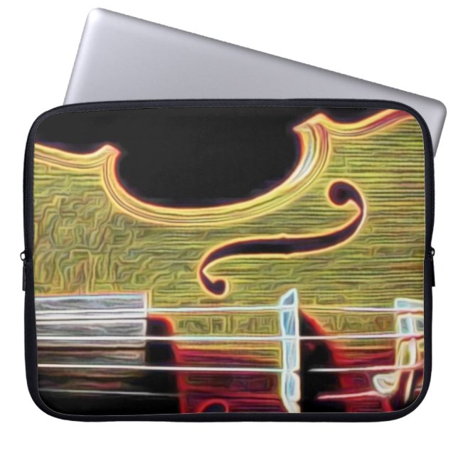 Violin, Viola, Cello? Laptop Sleeve (Voorkant)