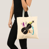 Violin, Viola, Cello of Bass canvas tas (Voorkant (product))