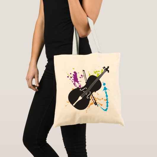 Violin, Viola, Cello of Bass canvas tas (Voorkant (product))