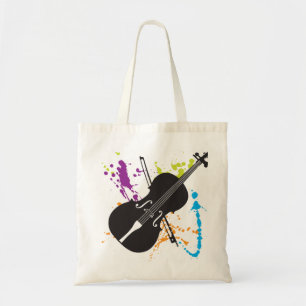 Violin, Viola, Cello of Bass canvas tas