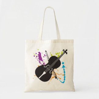 Violin, Viola, Cello of Bass canvas tas