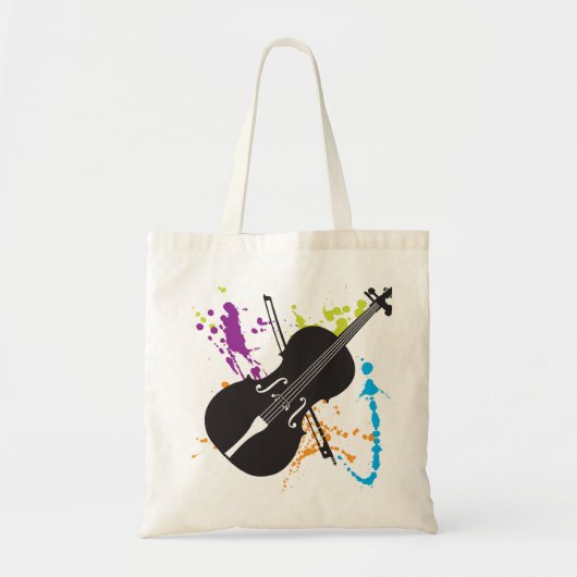 Violin, Viola, Cello of Bass canvas tas (Voorkant)
