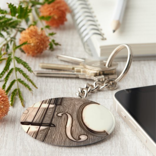 Violin, Viola, Cello? Sleutelhanger (Zijkant)