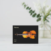 Violin/viola-profielkaart van Leslie Harlow Visitekaartje (Staand voorkant)