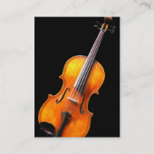 Violin/viola-profielkaart van Leslie Harlow Visitekaartje (Achterkant)