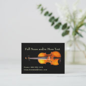 Violin/Viola-profielkaart van Leslie Harlow Visitekaartje (Staand voorkant)