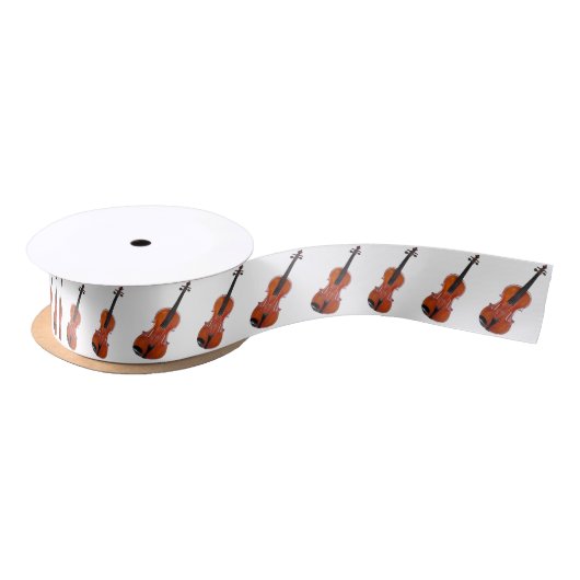 Violin/Viola Ribbon Satijnen Lint (Spoel)