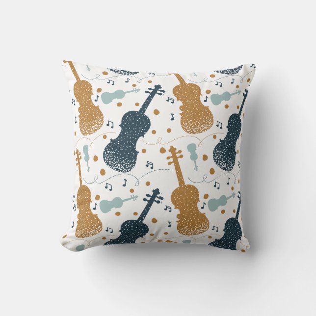 Violin Viola String Instrument Orchestra Music Kussen (Voorkant)