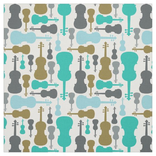 Violin Viola String Instrument Orchestra Music Stof (Swatch)
