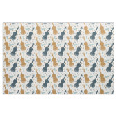 Violin Viola String Instrument Orchestra Music Stof (Fat Quarter)