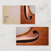 Violin/Viola Visitekaartje (Voorkant / Achterkant)