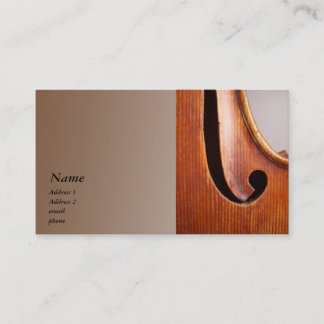 Violin/Viola Visitekaartje