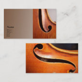 Violin/Viola Visitekaartje (Voorkant / Achterkant)