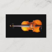 Violin/Viola Visitekaartje (Achterkant)