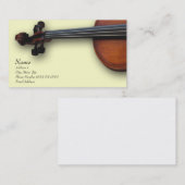 Violin Viola Visitekaartje voor de Violin Site (Voorkant / Achterkant)