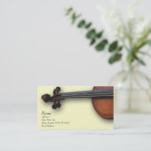 Violin Viola Visitekaartje voor de Violin Site (Staand voorkant)