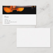 Violin Viola Visitekaartje voor de Violin Site (Voorkant / Achterkant)