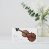 Violin Viola Visitekaartje voor de Violin Site (Staand voorkant)