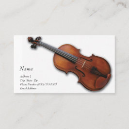 Violin Viola Visitekaartje voor de Violin Site