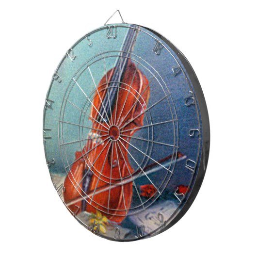 Violín/Violin Dartbord (Voorkant Rechts)