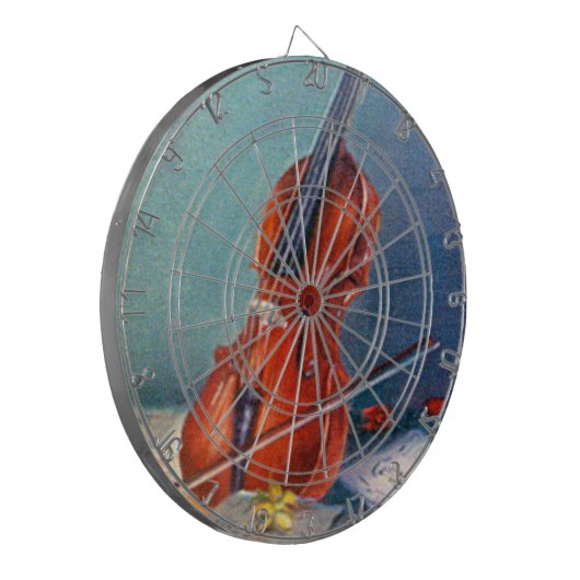 Violín/Violin Dartbord (Voorkant Links)