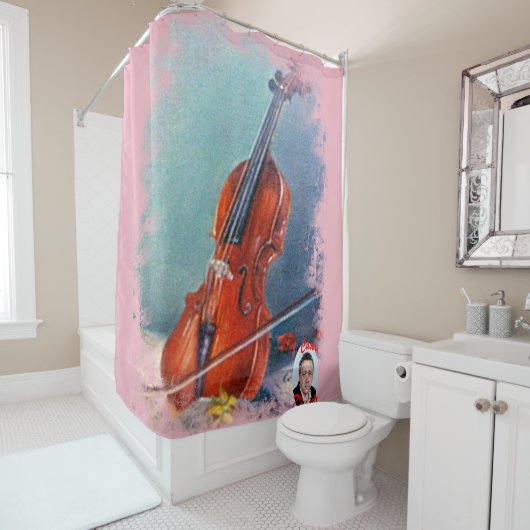 Violín/Violin Douchegordijn (In situ)