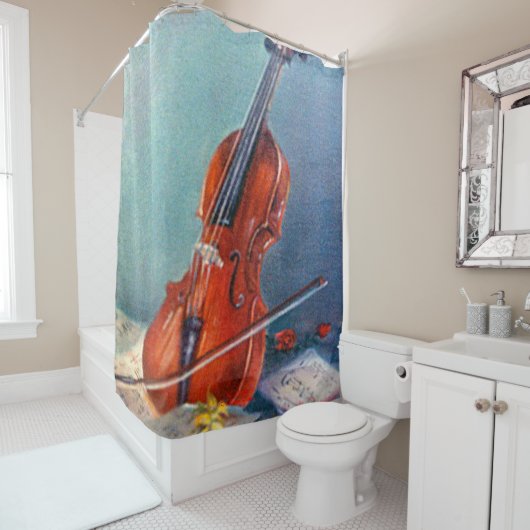 Violín/Violin Douchegordijn (In situ)