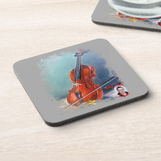 Violín/Violin Drankjes Onderzetter (Linkerzijde)
