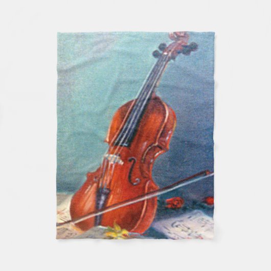 Violín/Violin Fleece Deken (Voorkant)