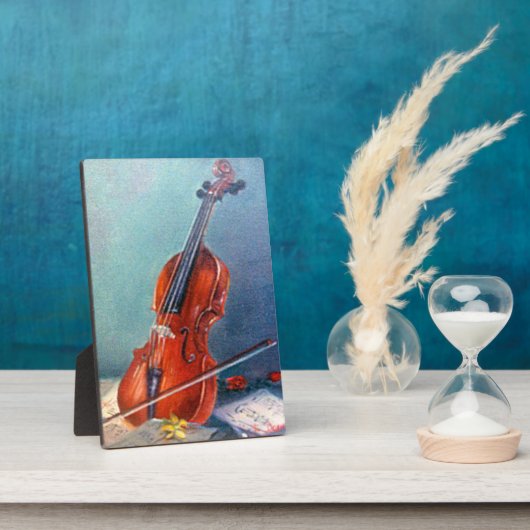 Violín/Violin Fotoplaat (Zijkant)