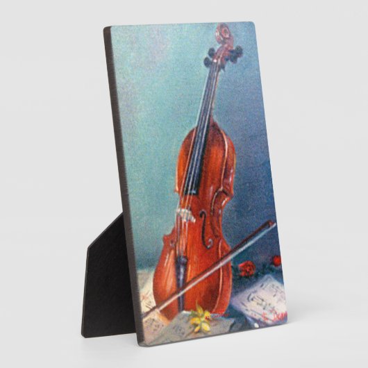 Violín/Violin Fotoplaat (Zijkant)