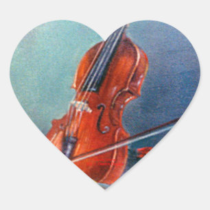 Violín/Violin Hart Sticker