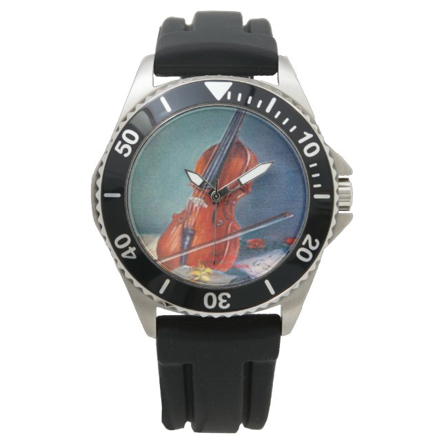 Violín/Violin Horloge (Voorkant)