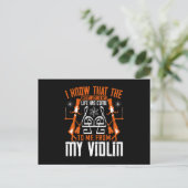 Violin - Violin is de vreugde van mijn leven Briefkaart (Staand voorkant)