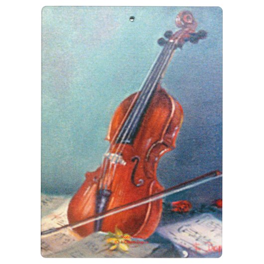 Violín/Violin Klembord (Achterkant)
