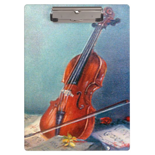 Violín/Violin Klembord (Voorkant)