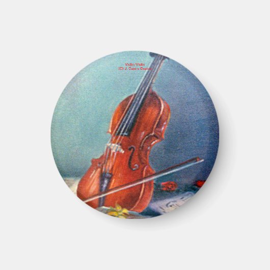 Violín/Violin Magneet (Voorkant)