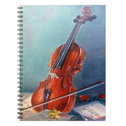 Violín/Violin Notitieboek (Voorkant)