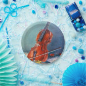 Violín/Violin Papieren Bordje (Feest)