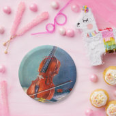 Violín/Violin Papieren Bordje (Feest)