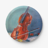 Violín/Violin Papieren Bordje (Voorkant)