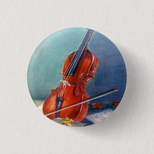 Violín/Violin Ronde Button 3,2 Cm (Voorkant)