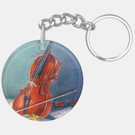 Violín/Violin Sleutelhanger (Achterkant Links)