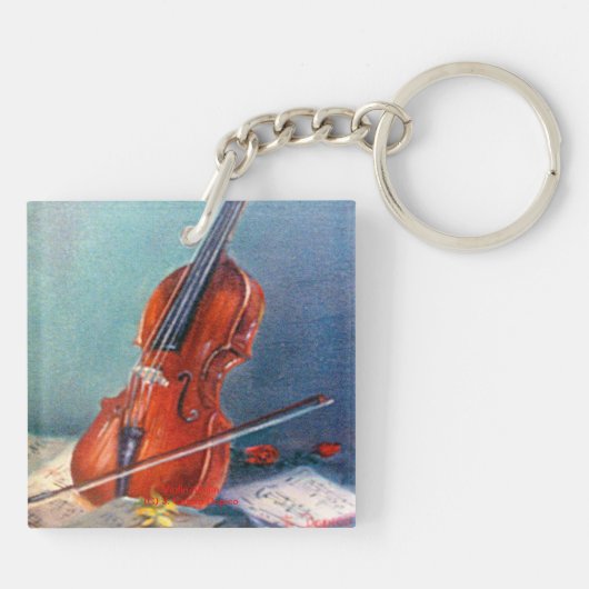 Violín/Violin Sleutelhanger (Achterkant)