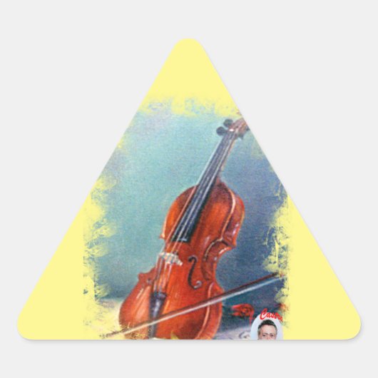 Violín/Violin Sticker (Voorkant)