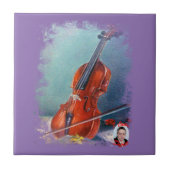Violín/Violin Tegeltje (Voorkant)