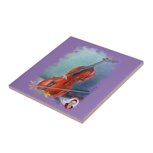 Violín/Violin Tegeltje (Zijkant)