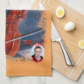 Violín/Violin Theedoek (Quarter Fold)