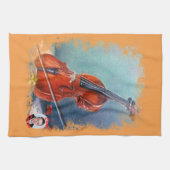 Violín/Violin Theedoek (Horizontaal)