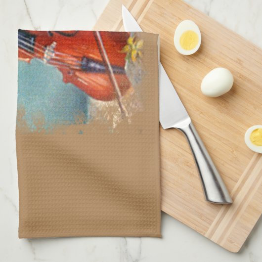 Violín/Violin Theedoek (Quarter Fold)